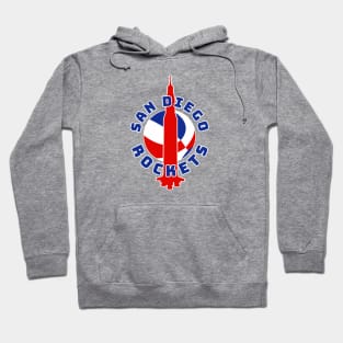 Defunct San Diego Rockets Basketball 1968 Hoodie